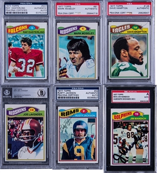 1977 Topps Football Signed Graded Collection (23 Different)